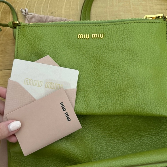 Miu Miu Leather Tote - Picture 4 of 8